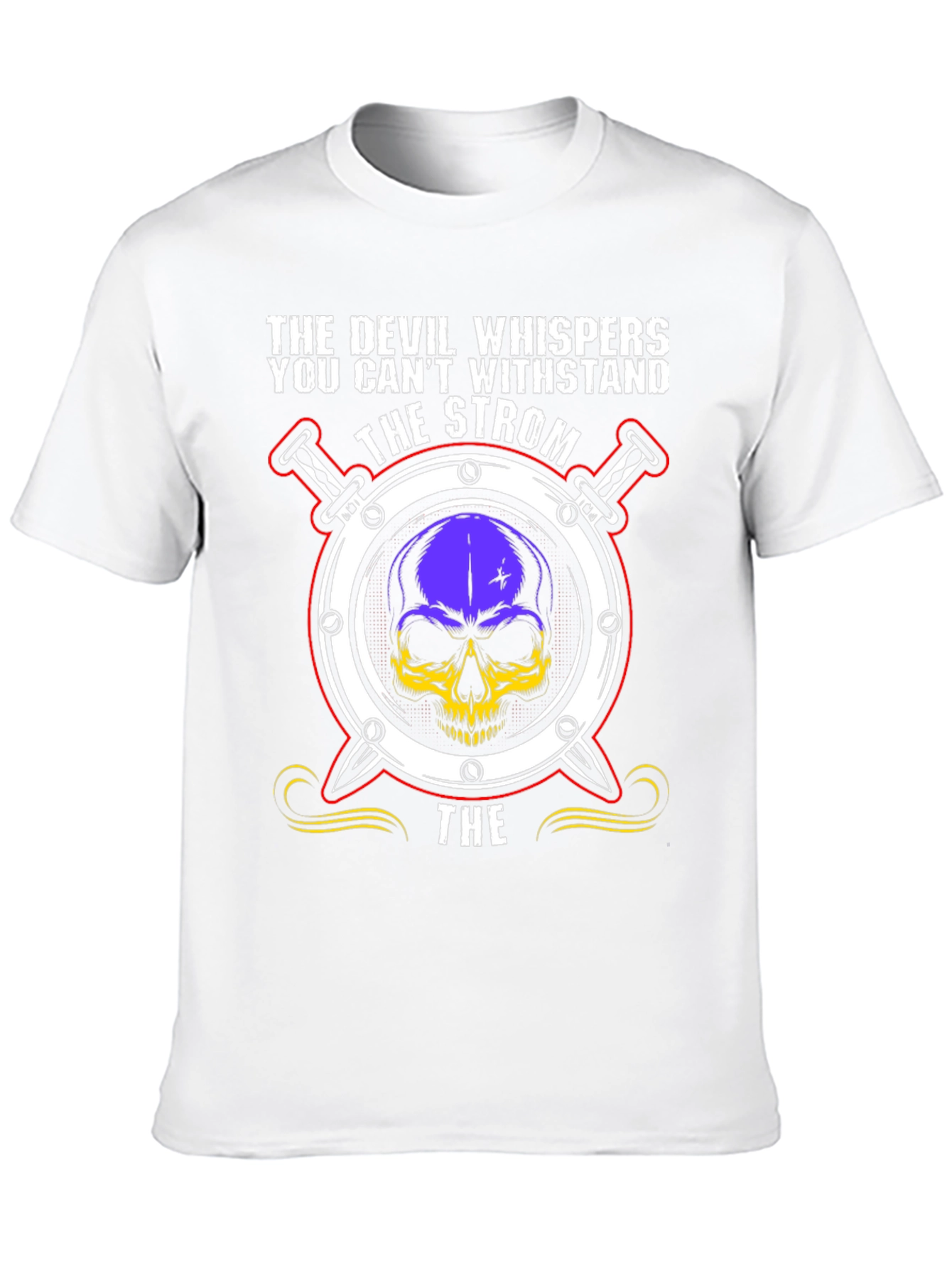 The Strom Devil Skull Graphic T-Shirt