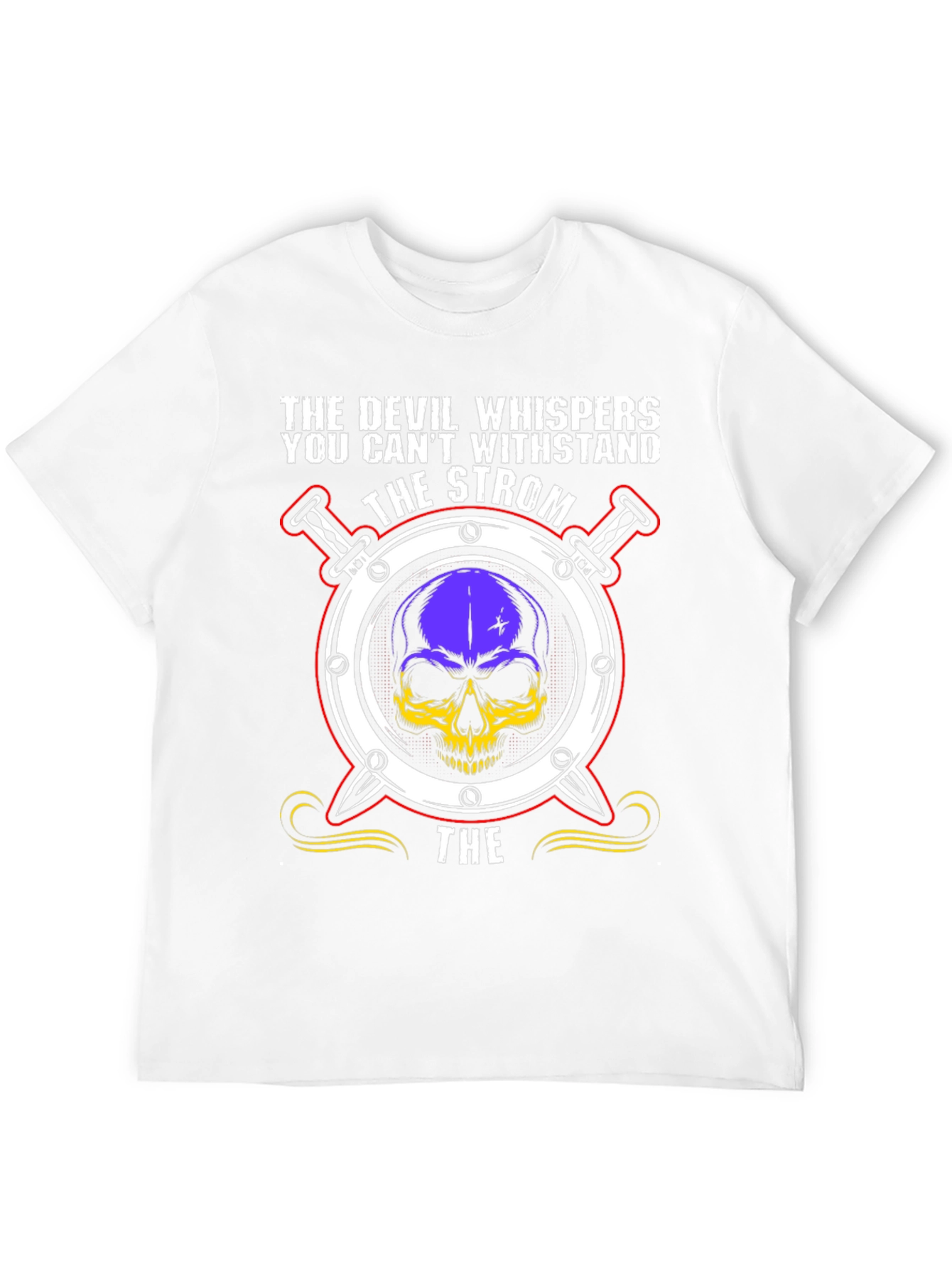 The Strom Devil Skull Graphic T-Shirt