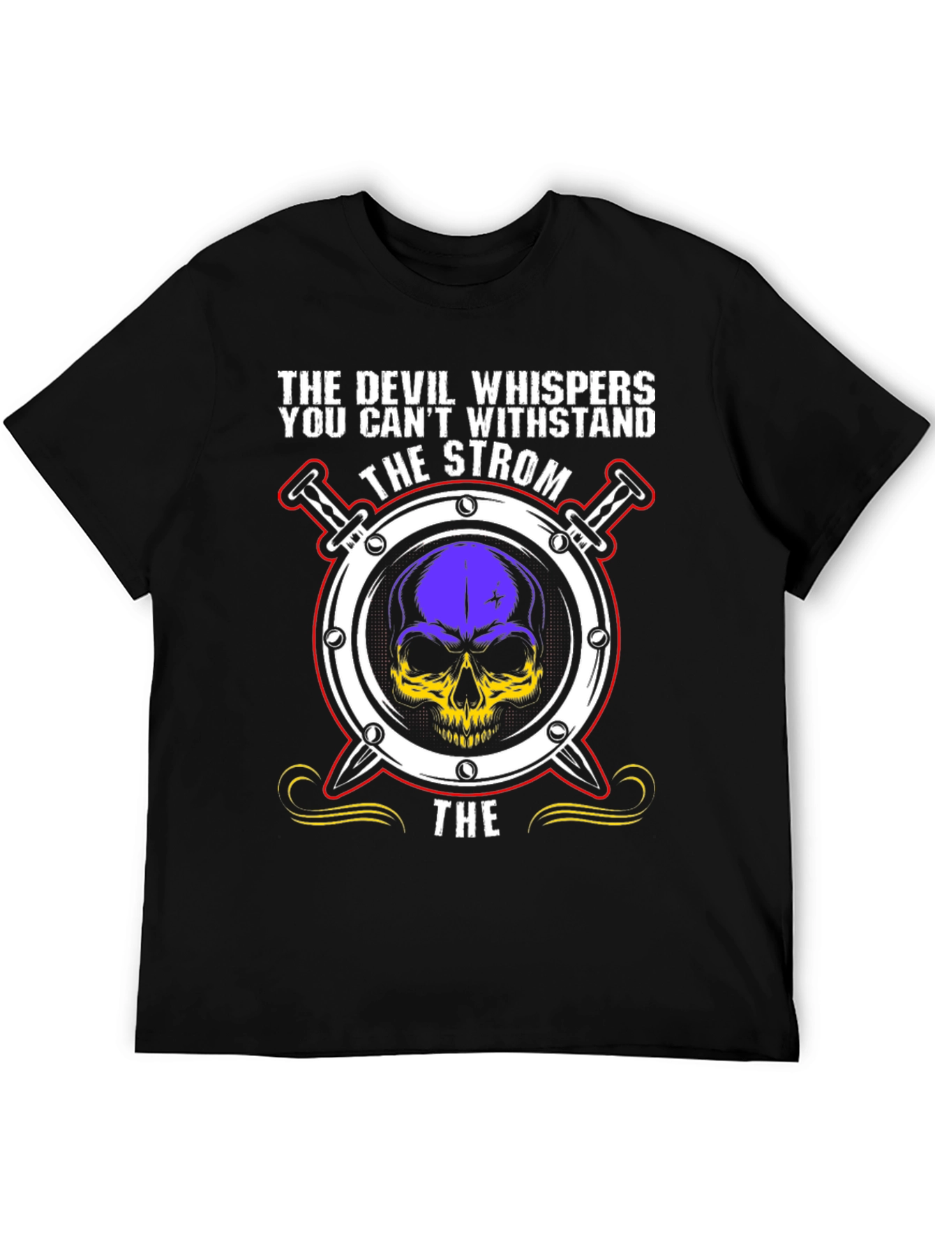 The Strom Devil Skull Graphic T-Shirt