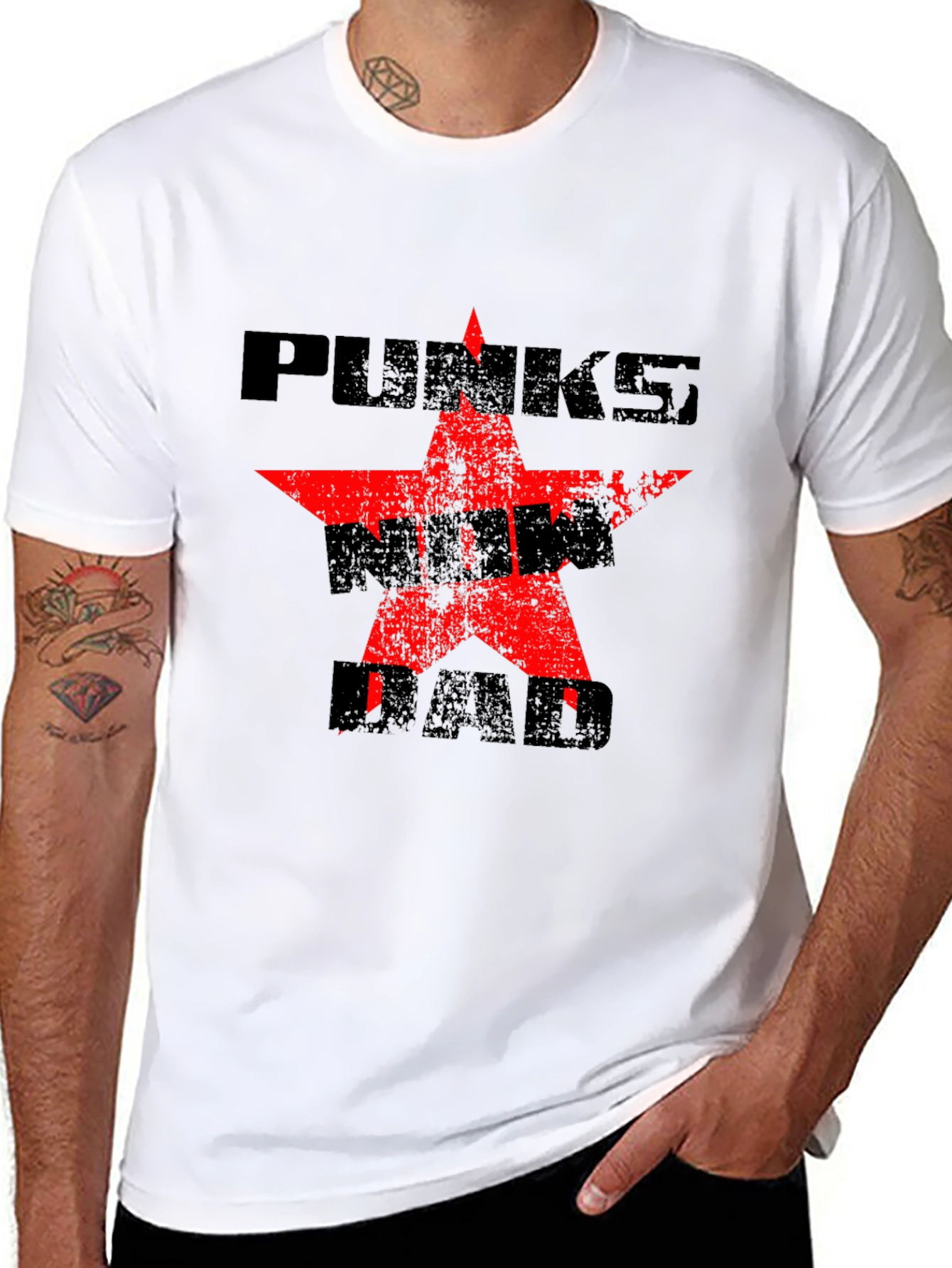 Punks Not Dad Graphic Tee