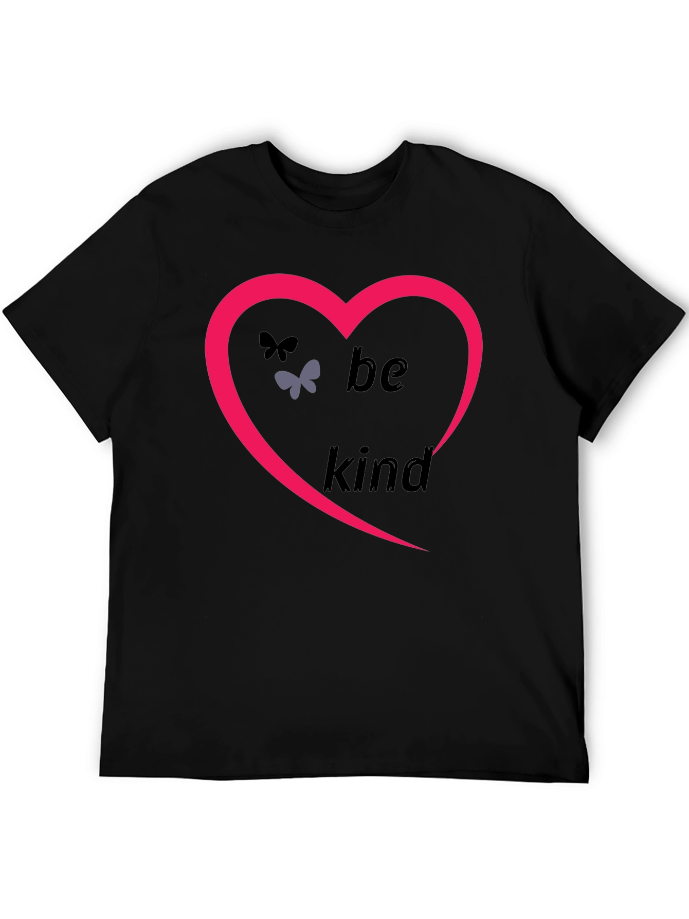 Be Kind Heart T-Shirt - Positive Message Tee