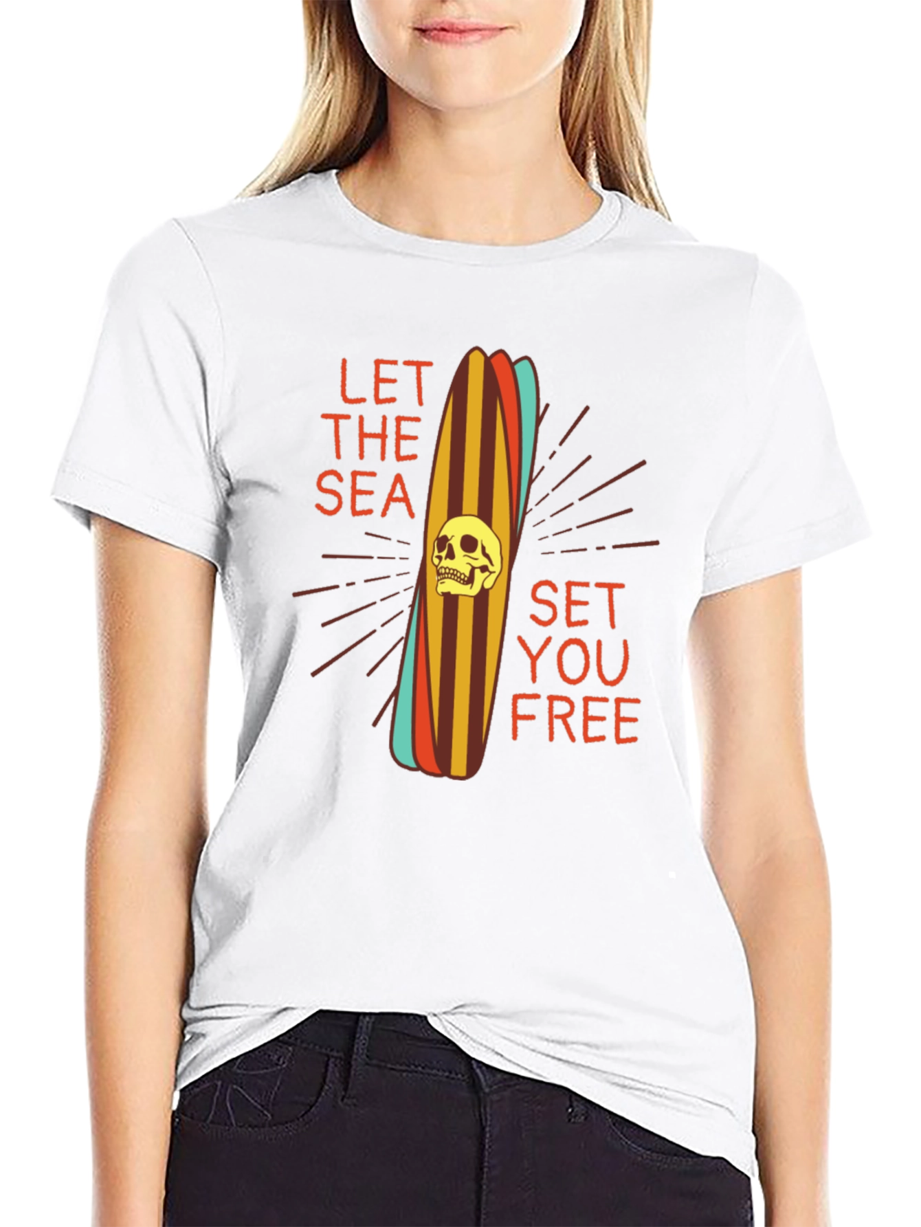Let the Sea Set You Free Graphic T-Shirt