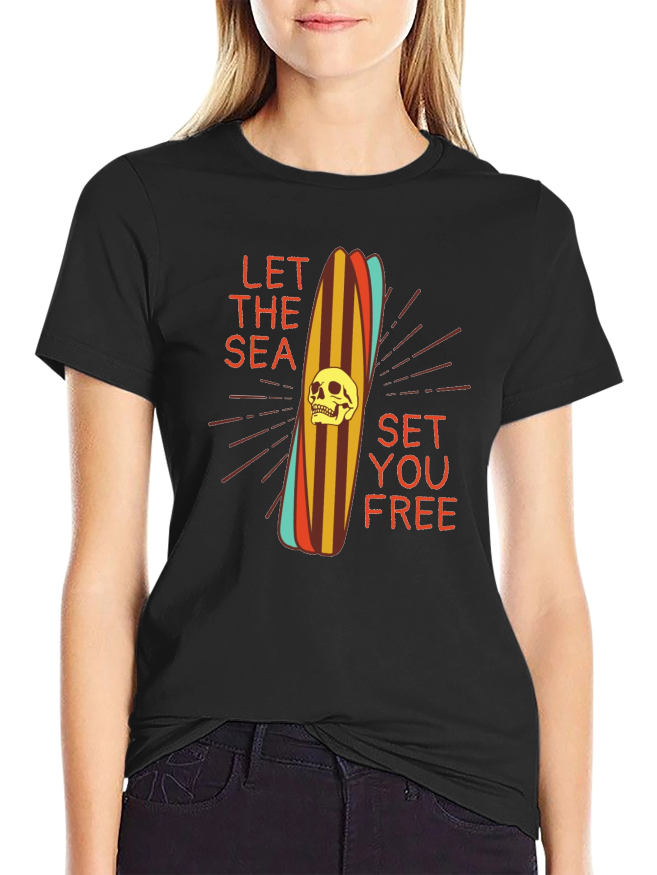 Let the Sea Set You Free Graphic T-Shirt