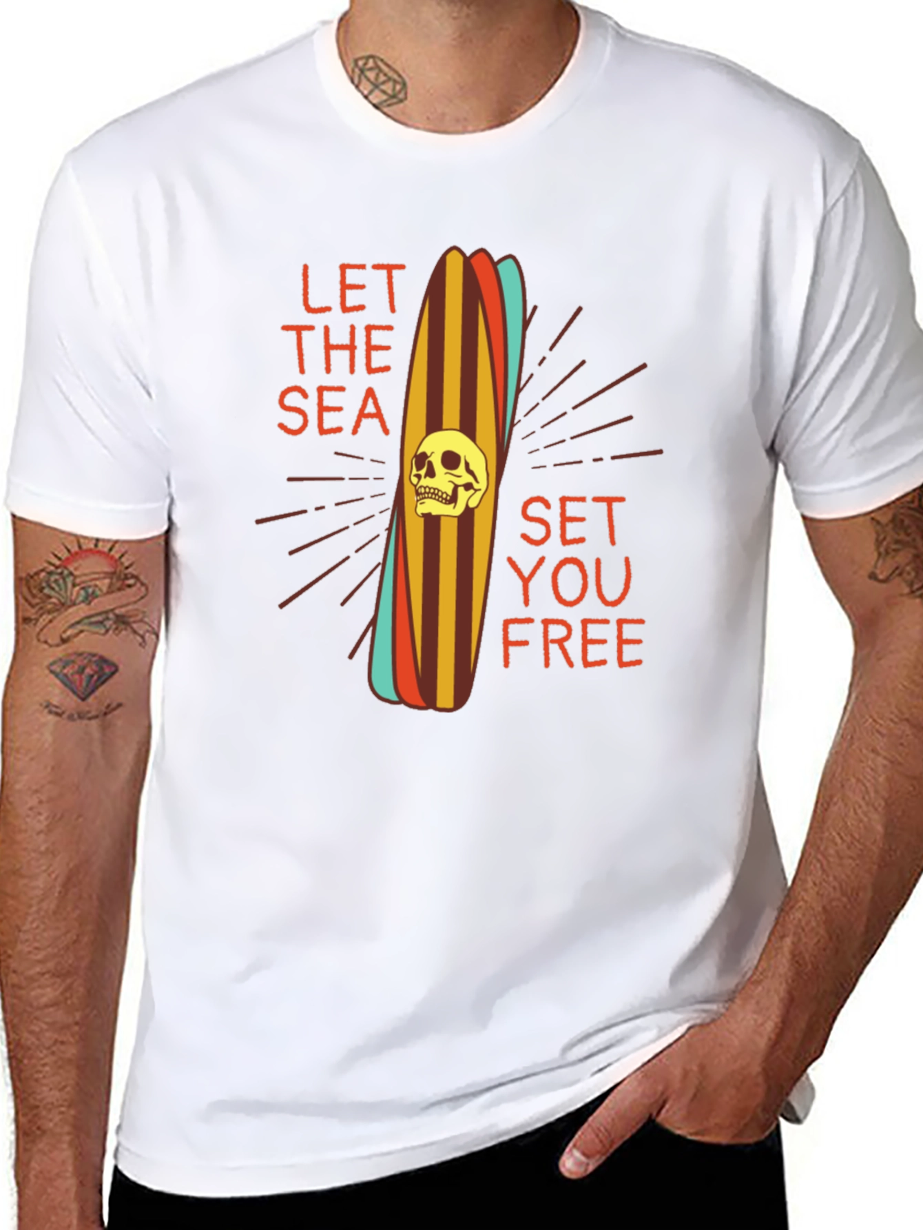 Let the Sea Set You Free Graphic T-Shirt