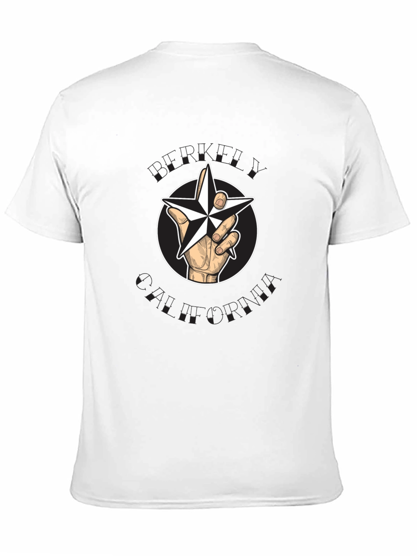 Star Hand Graphic Black T-Shirt