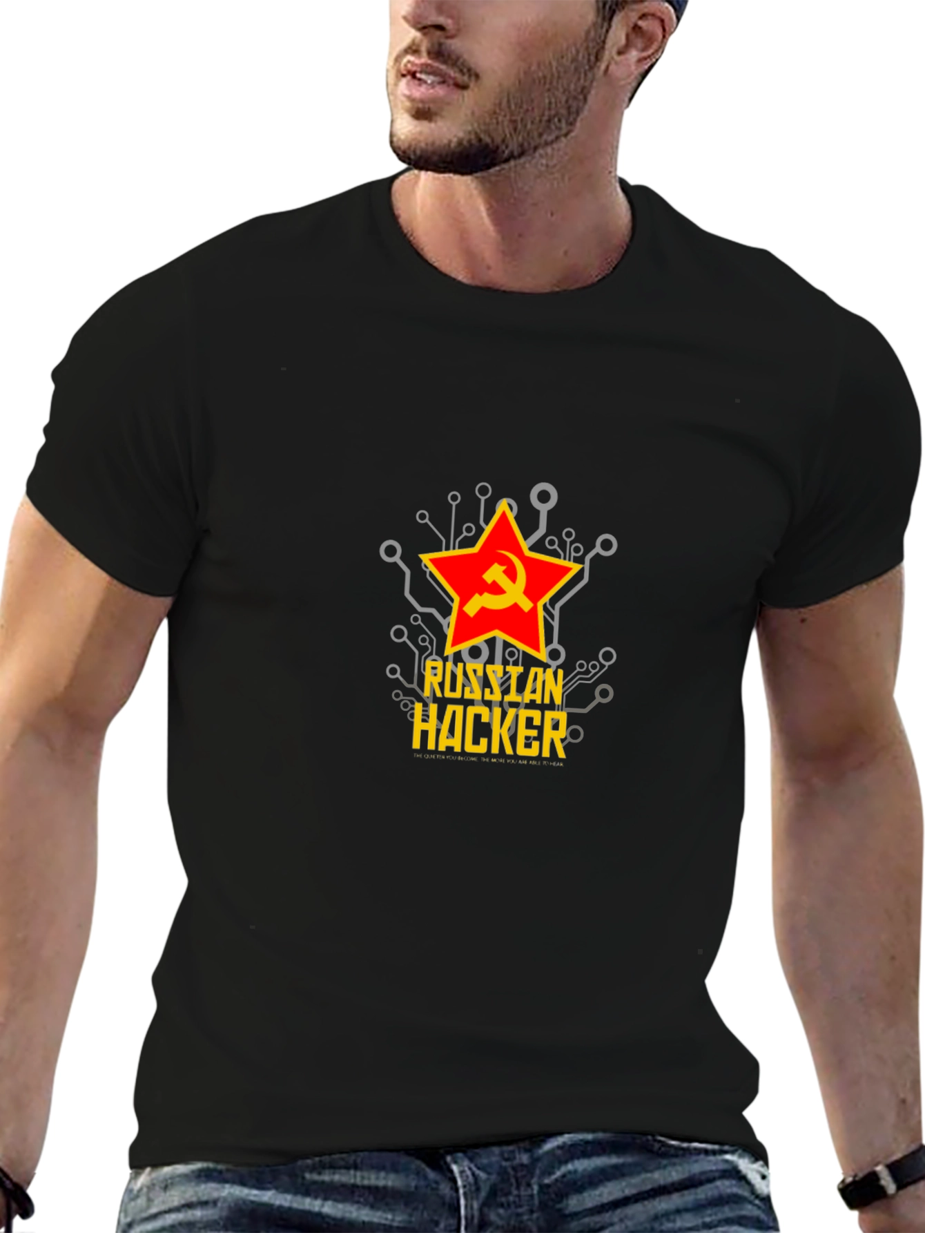 Russian Hacker T-Shirt - Red Star Soviet Union