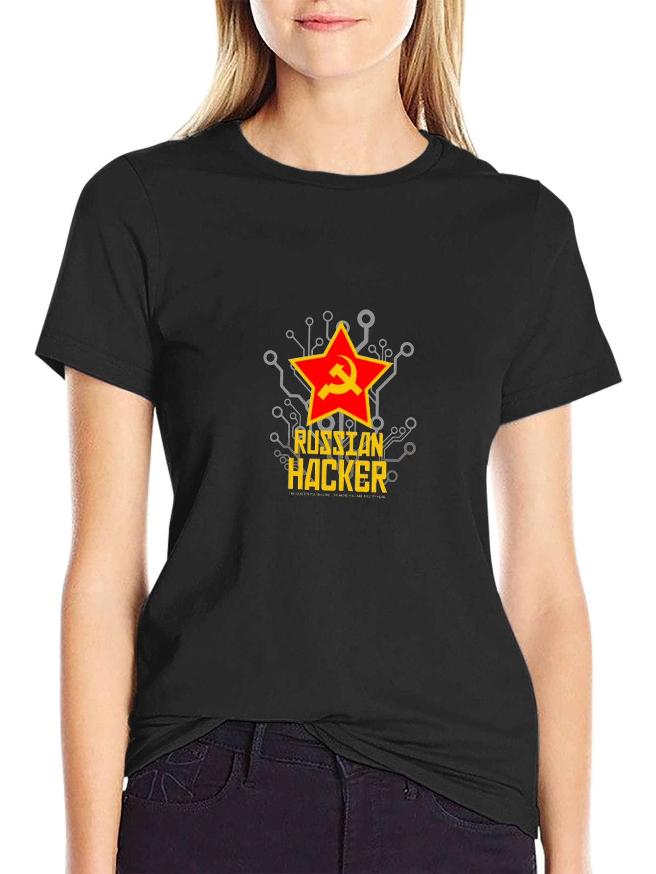 Russian Hacker T-Shirt - Red Star Soviet Union