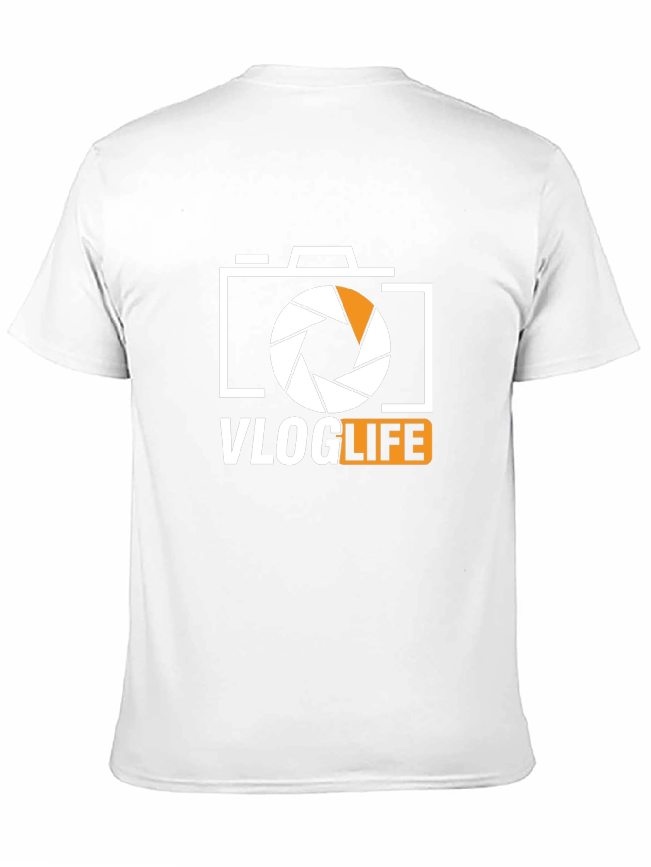 Vlog Life Graphic Tee - Camera Design Black T-Shirt