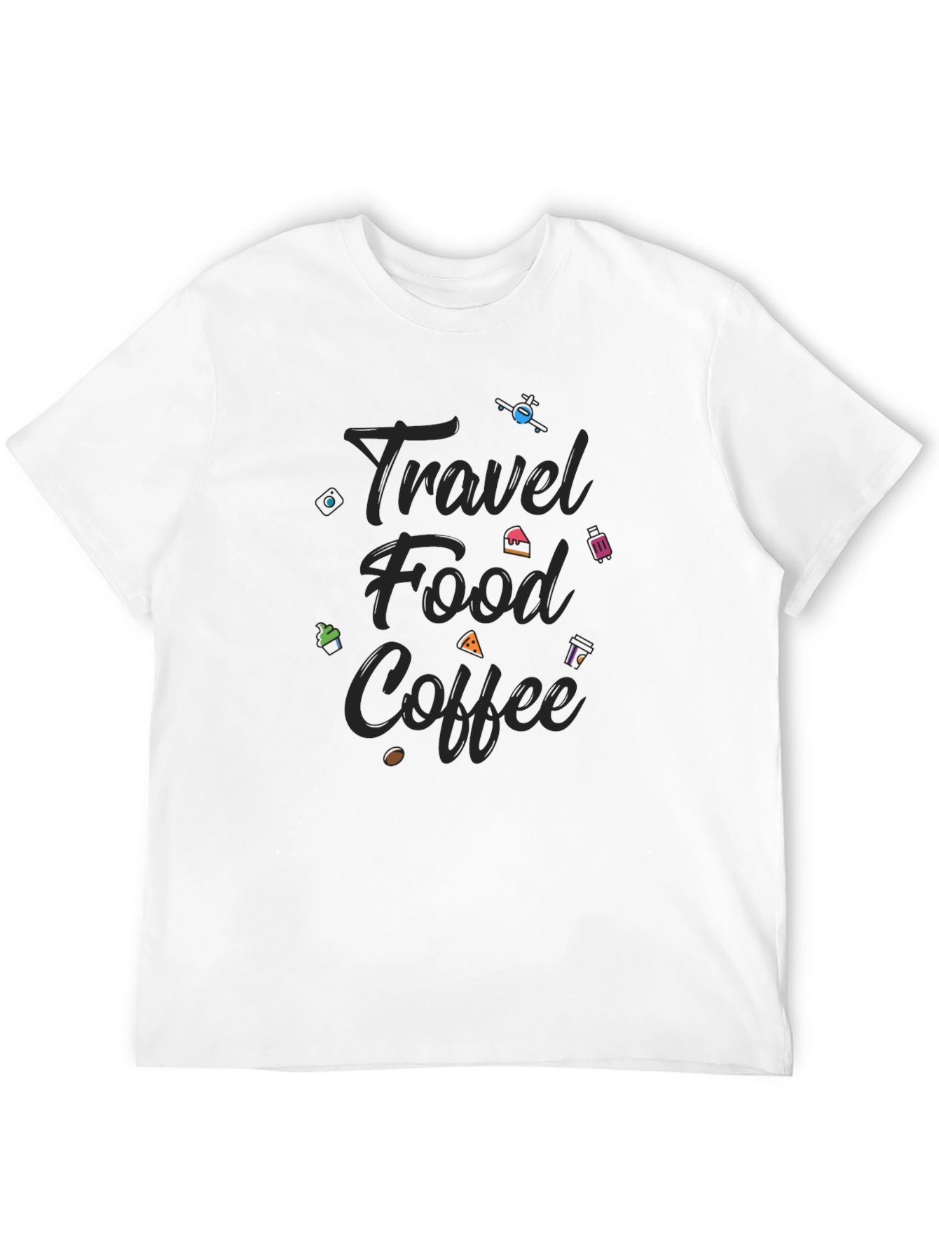 Travel Food Coffee Graphic Tee
