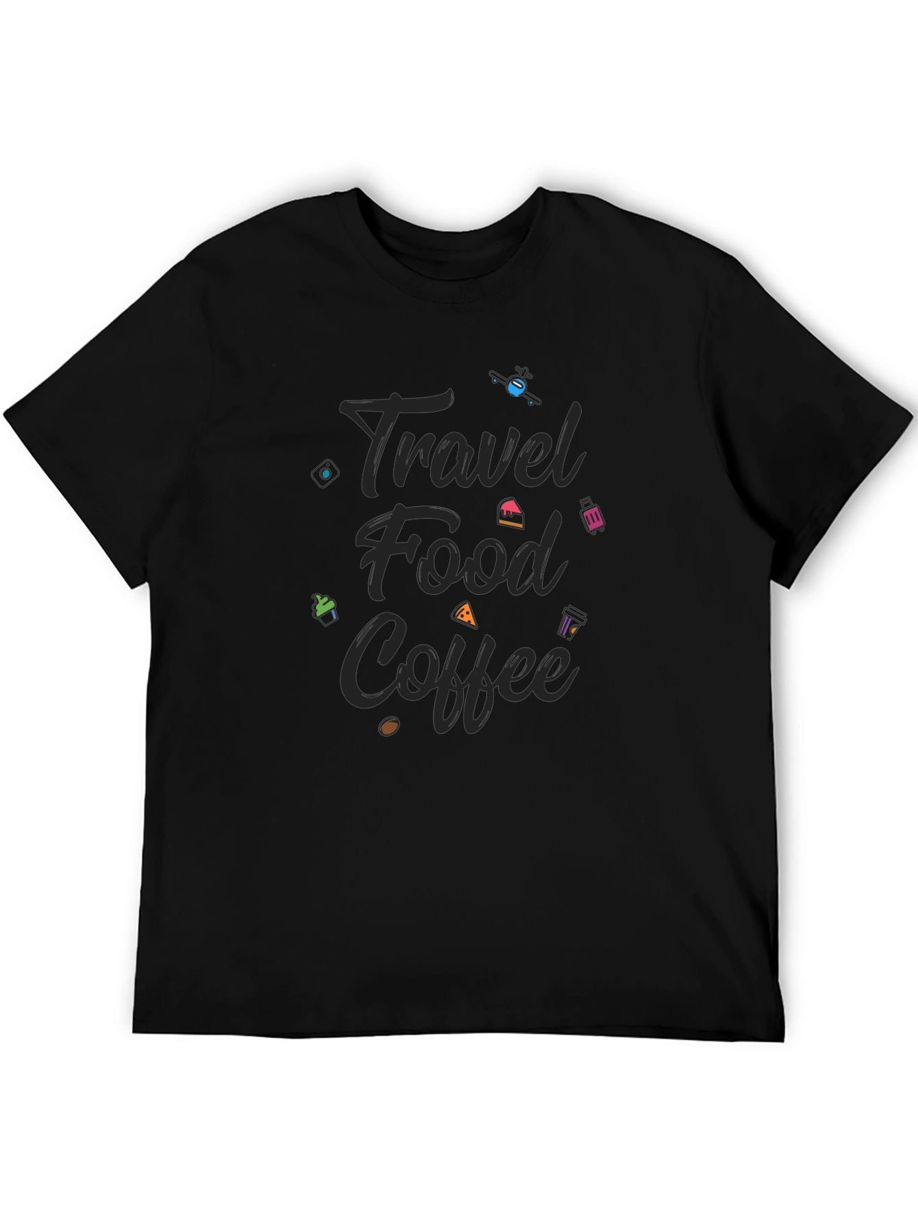 Travel Food Coffee Graphic Tee