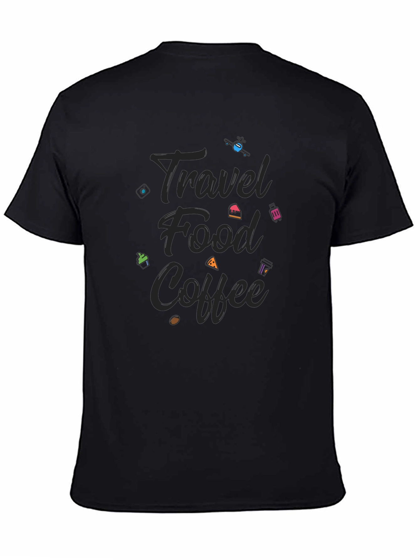 Travel Food Coffee Graphic Tee