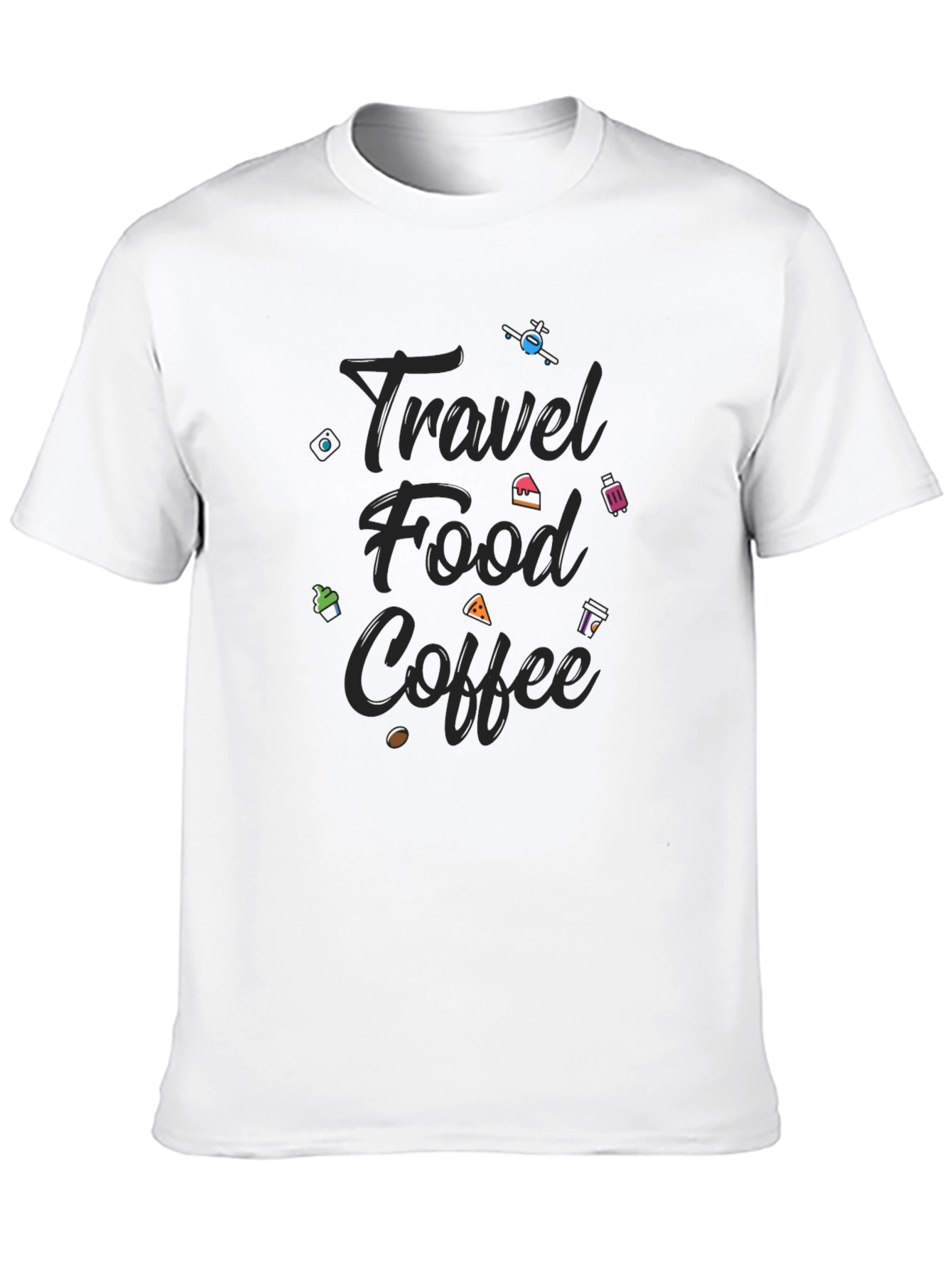 Travel Food Coffee Graphic Tee