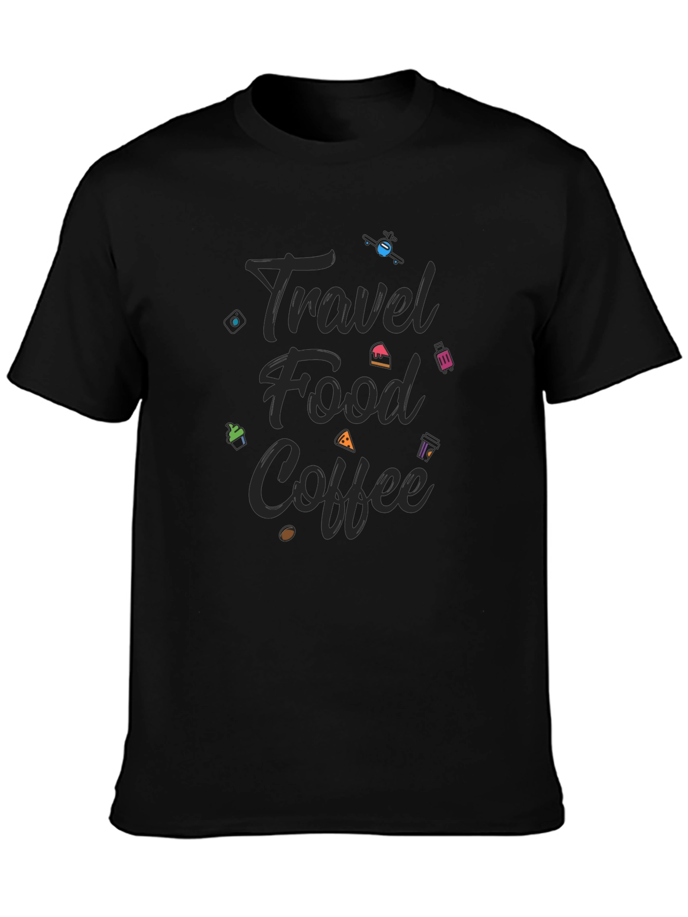 Travel Food Coffee Graphic Tee