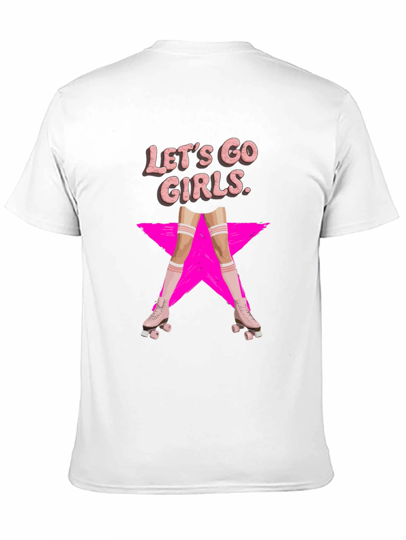 Lets Go Girls Roller Skate T-Shirt