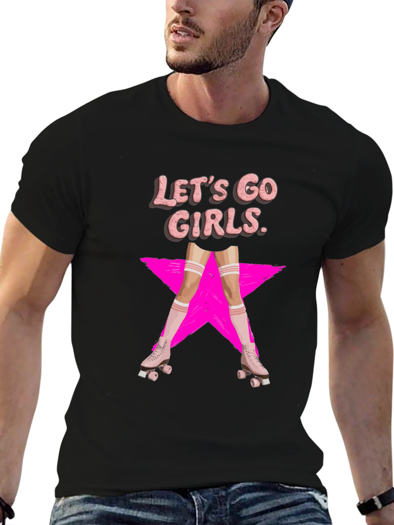 Lets Go Girls Roller Skate T-Shirt