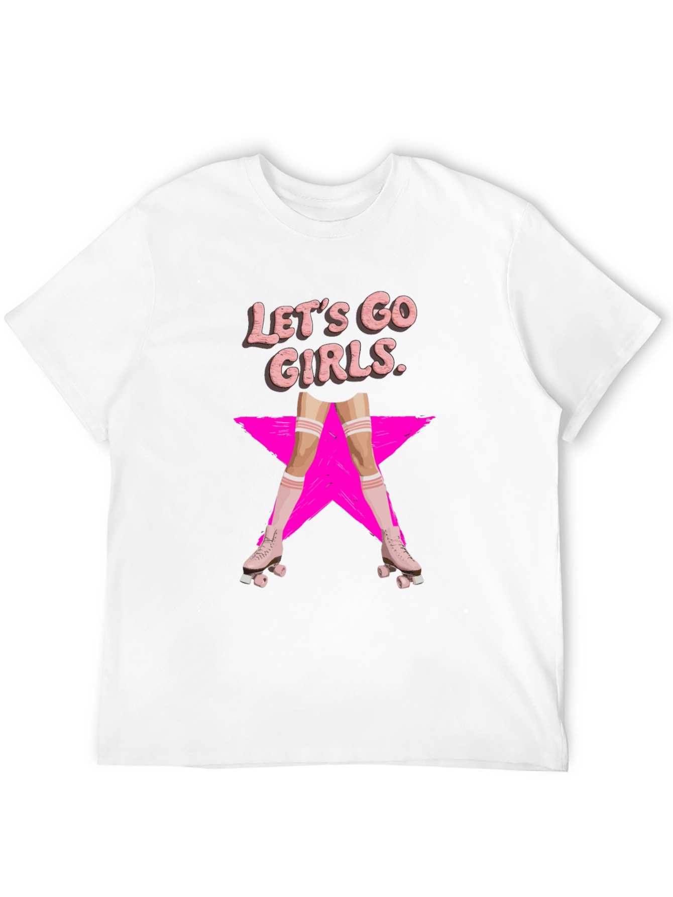 Lets Go Girls Roller Skate T-Shirt