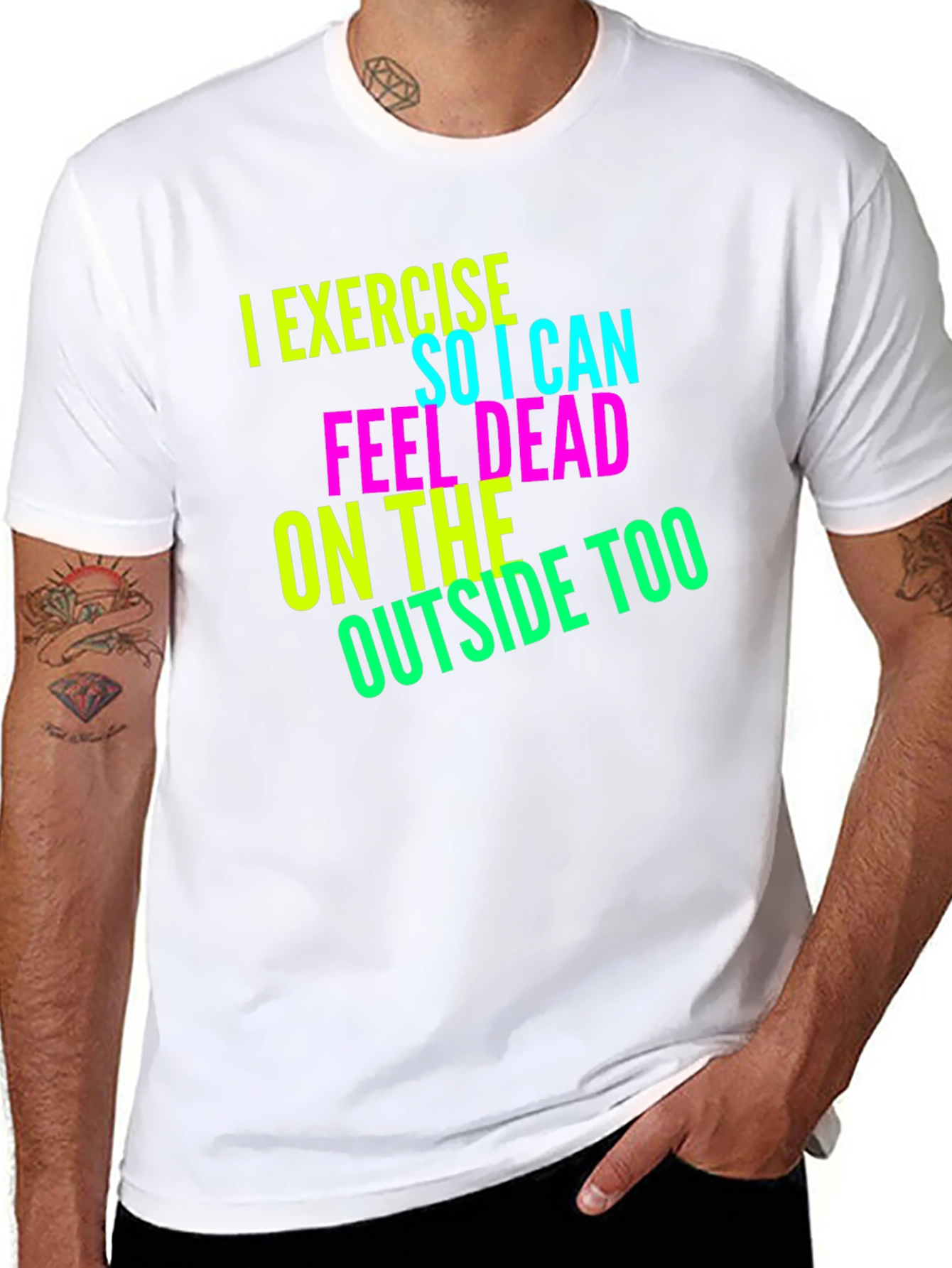 Funny Exercise Sarcastic Tee
