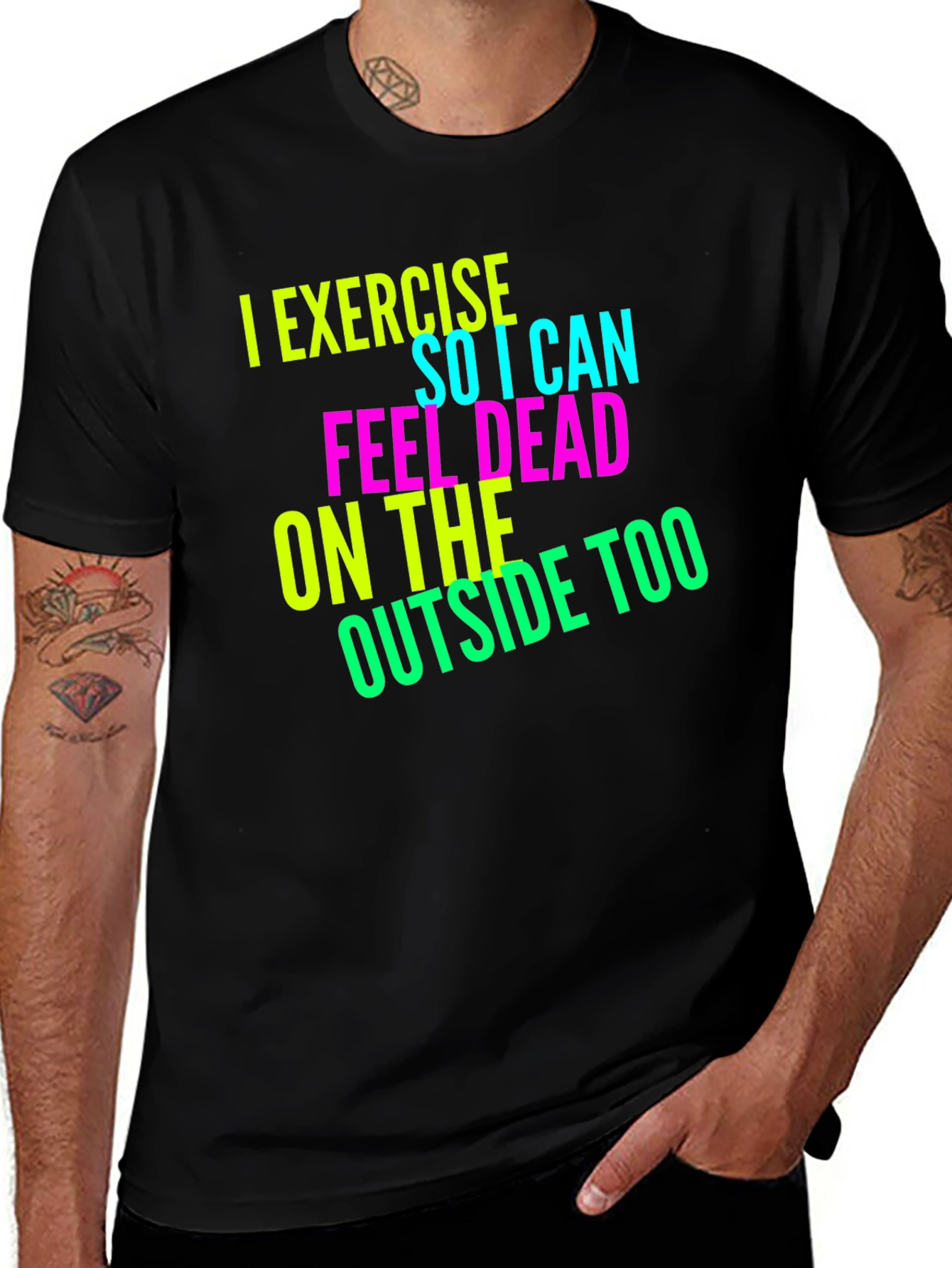 Funny Exercise Sarcastic Tee