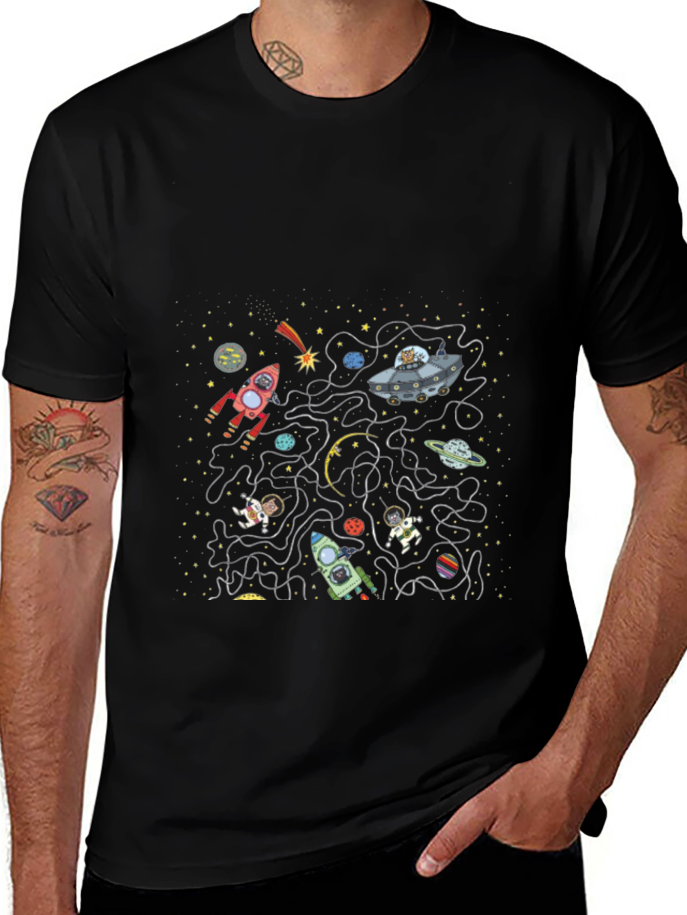 Cosmic Maze T-Shirt