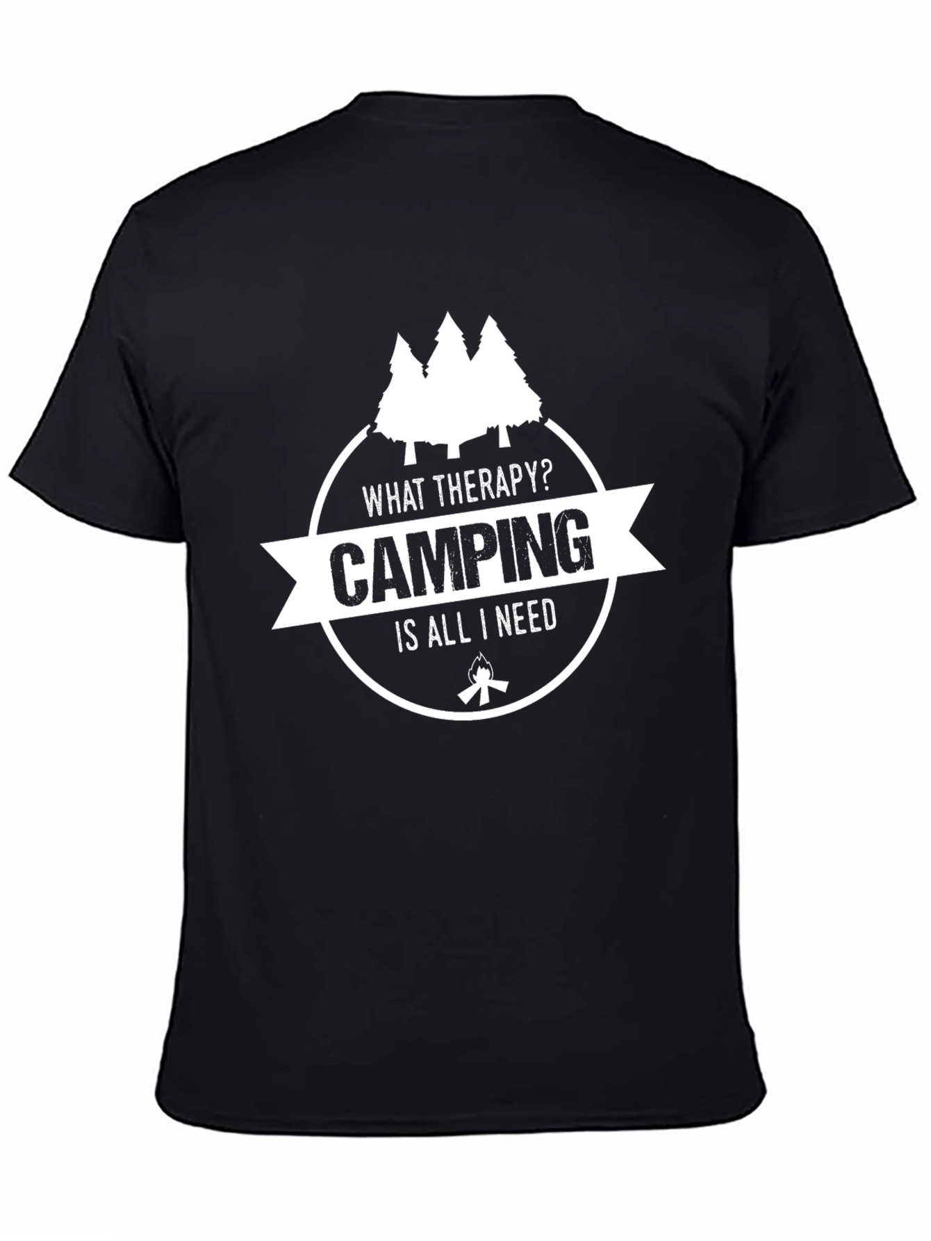 Camping Therapy Graphic T-Shirt