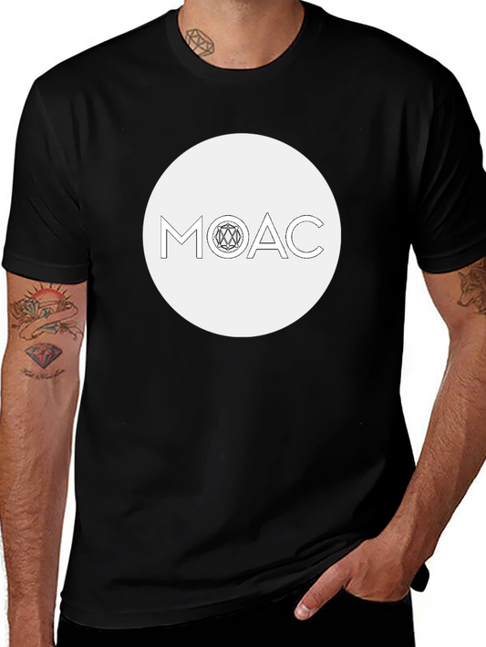 MOAC Graphic Tee - Stylish Black Cotton T-Shirt