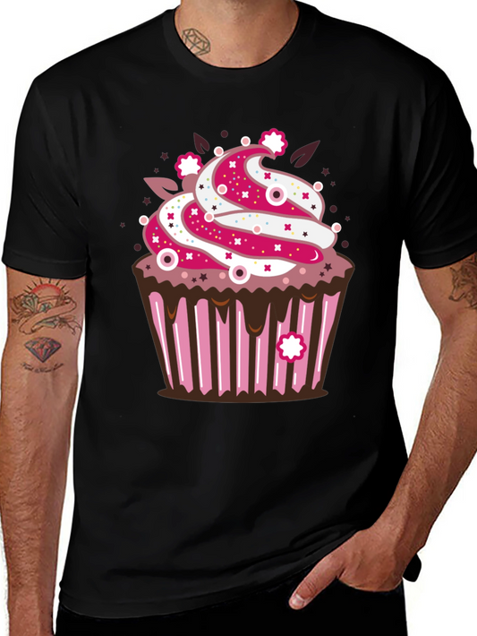 Cupcake Graphic T-Shirt - Sweet Treat Style