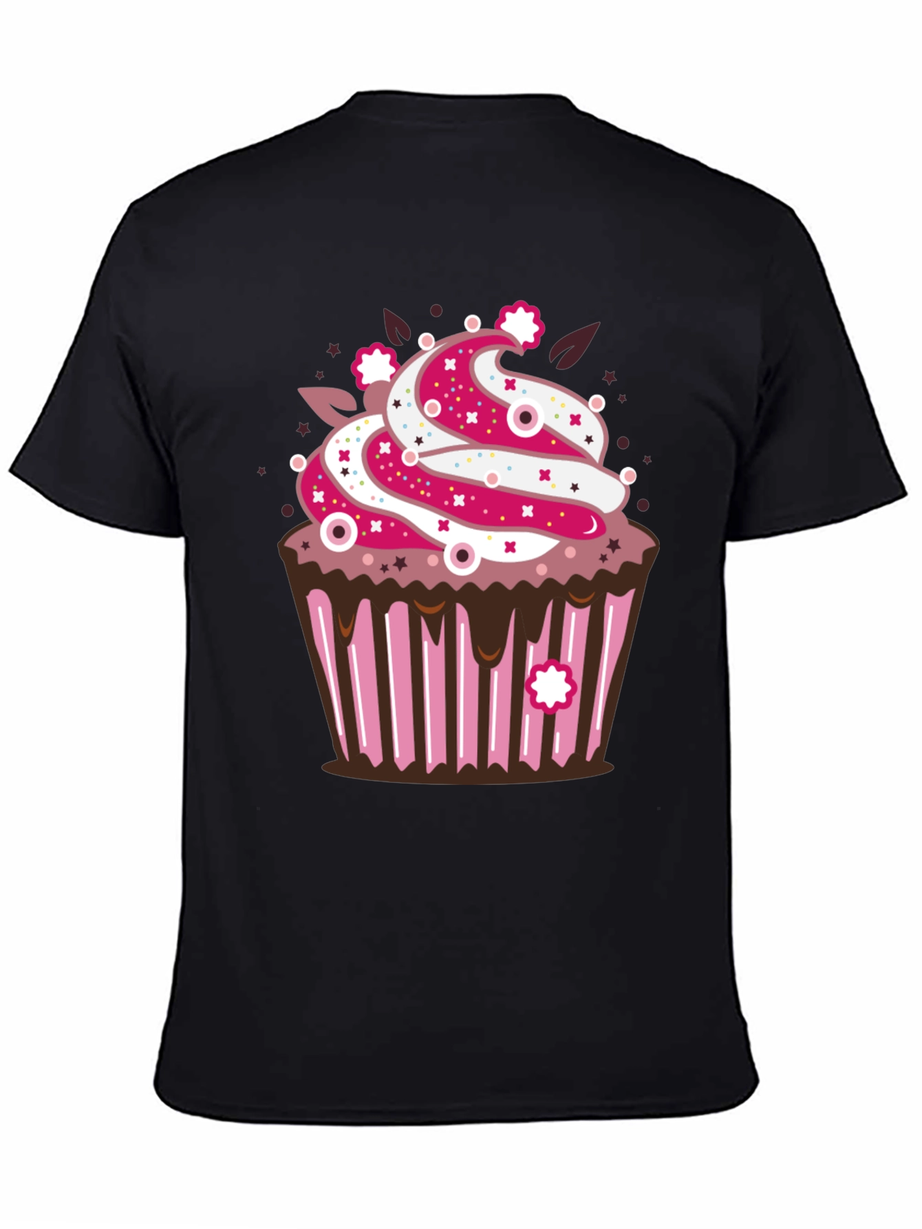 Cupcake Graphic T-Shirt - Sweet Treat Style
