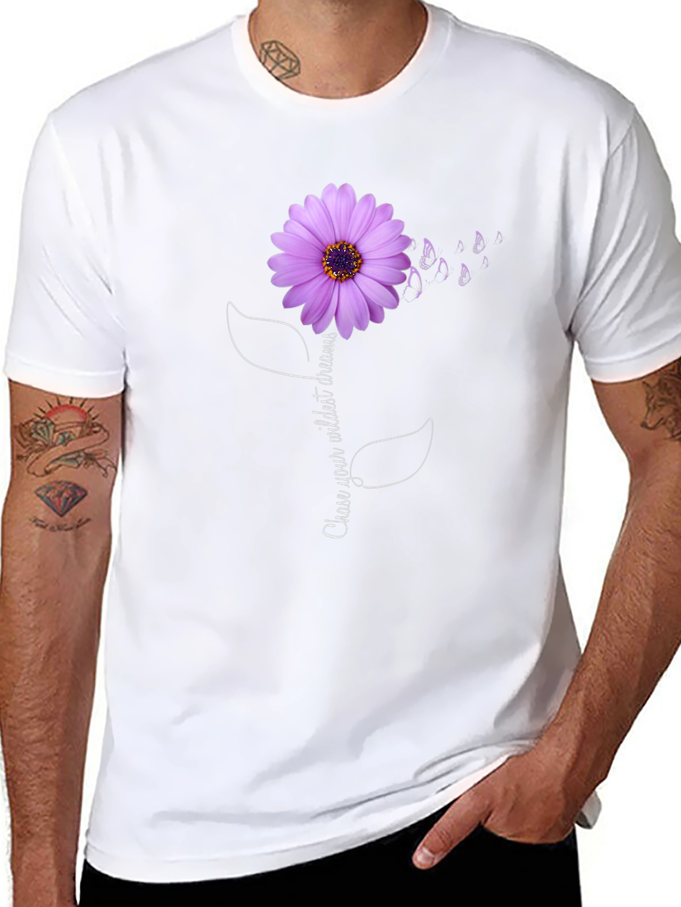 Chase Your Wildest Dreams Flower T-Shirt