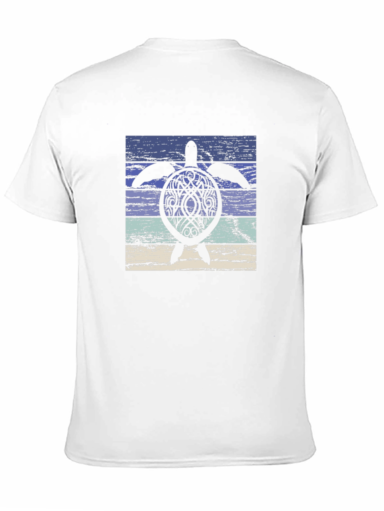Turtle Graphic Print Crew Neck Tee
