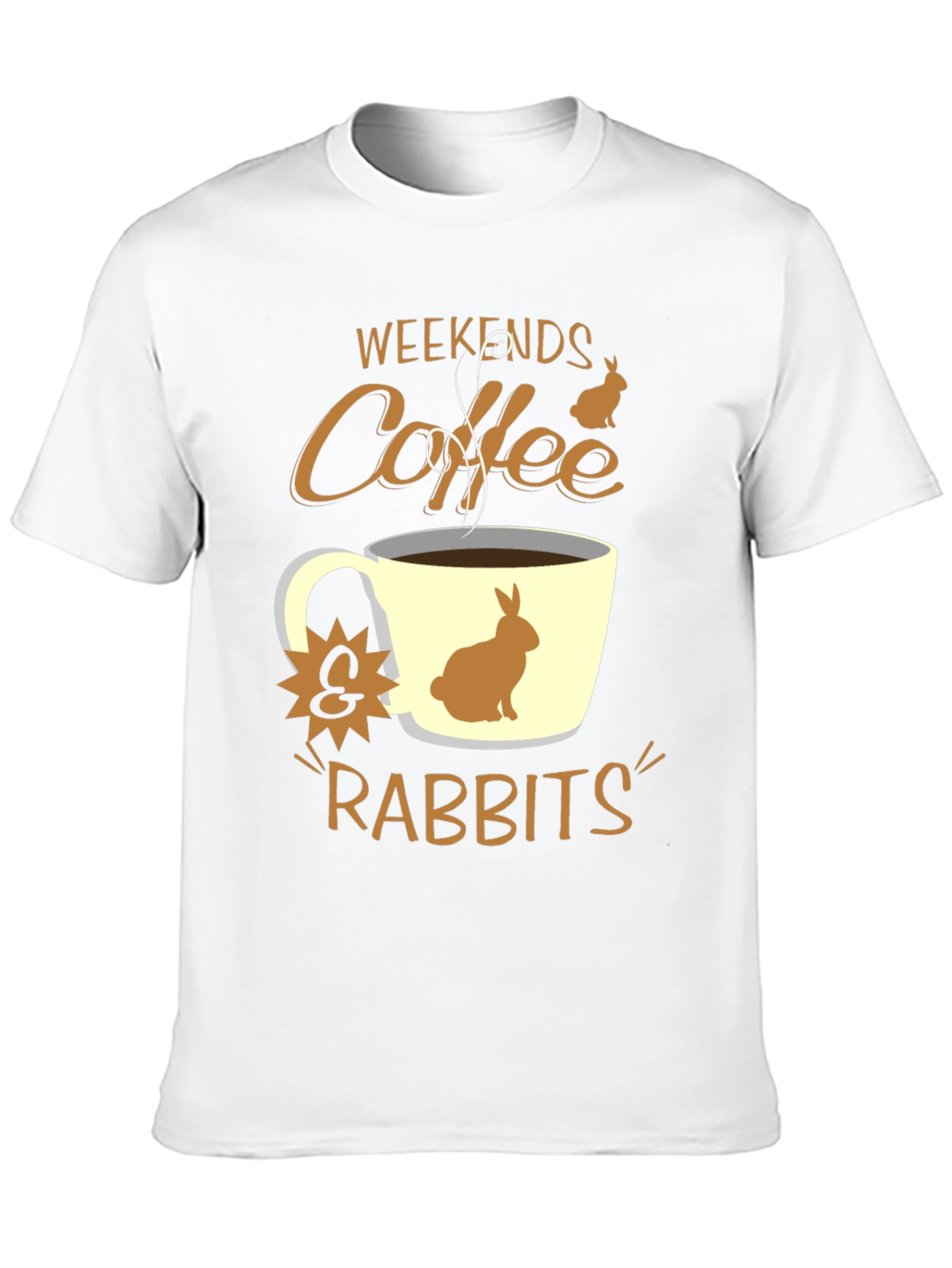 Weekend Coffee & Rabbits Graphic Tee