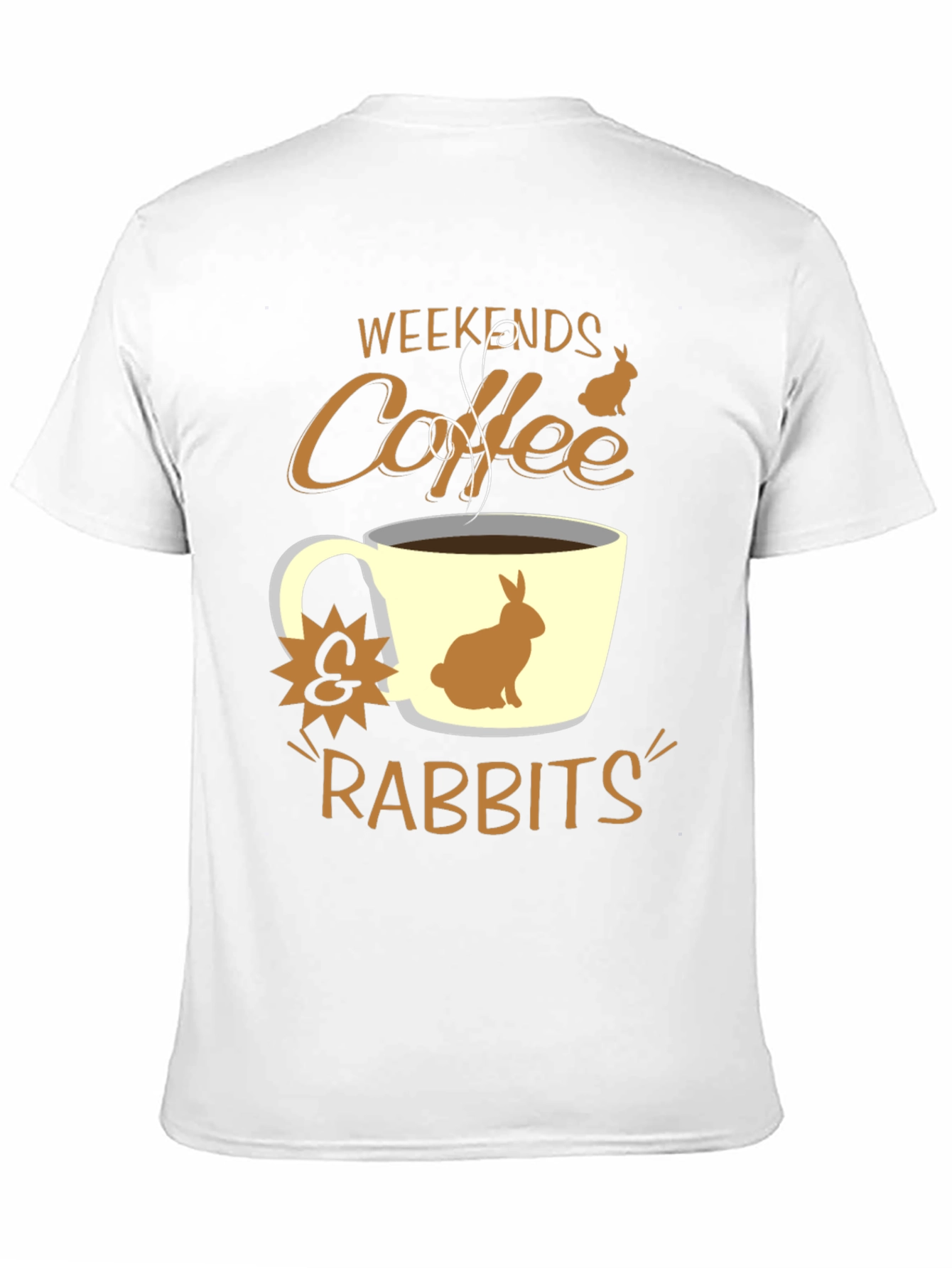 Weekend Coffee & Rabbits Graphic Tee