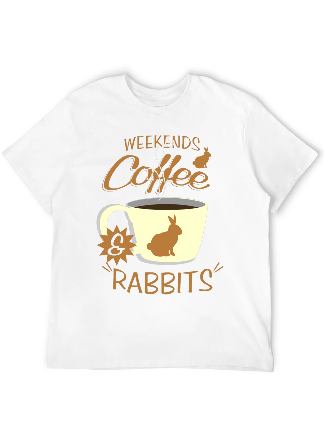 Weekend Coffee & Rabbits Graphic Tee