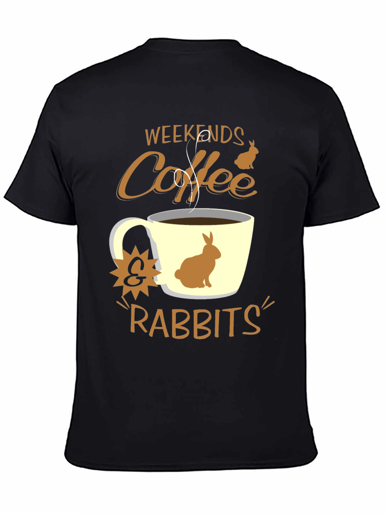 Weekend Coffee & Rabbits Graphic Tee