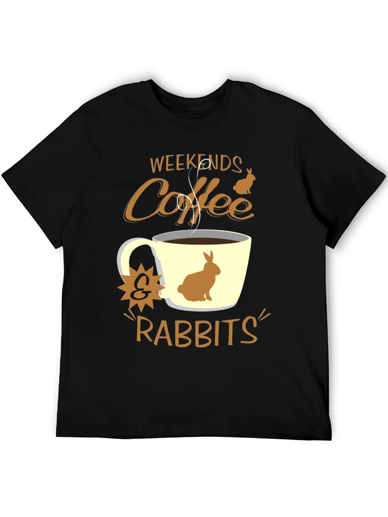 Weekend Coffee & Rabbits Graphic Tee