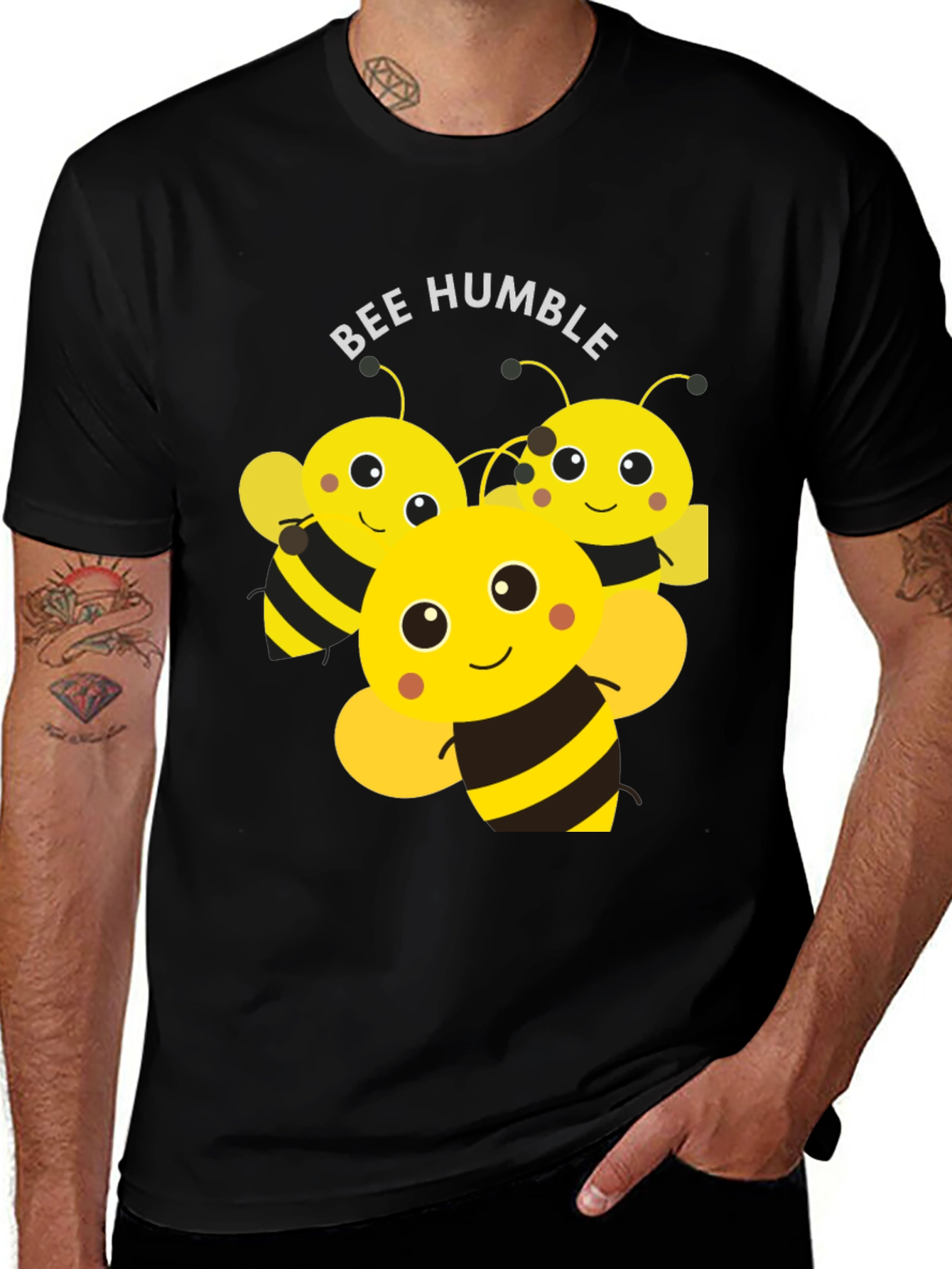 Bee Humble Black T-Shirt