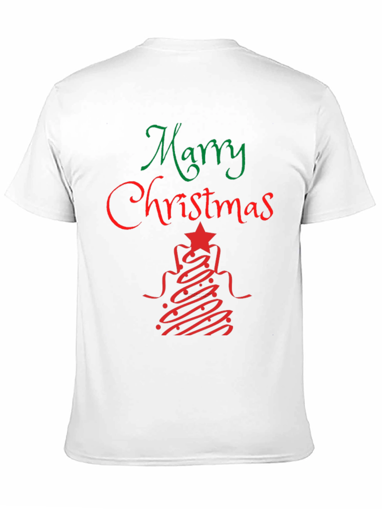 Festive Merry Christmas Graphic Tee - Holiday Apparel