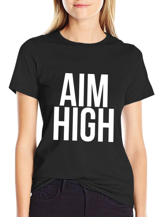 Aim High Graphic Tee - Black