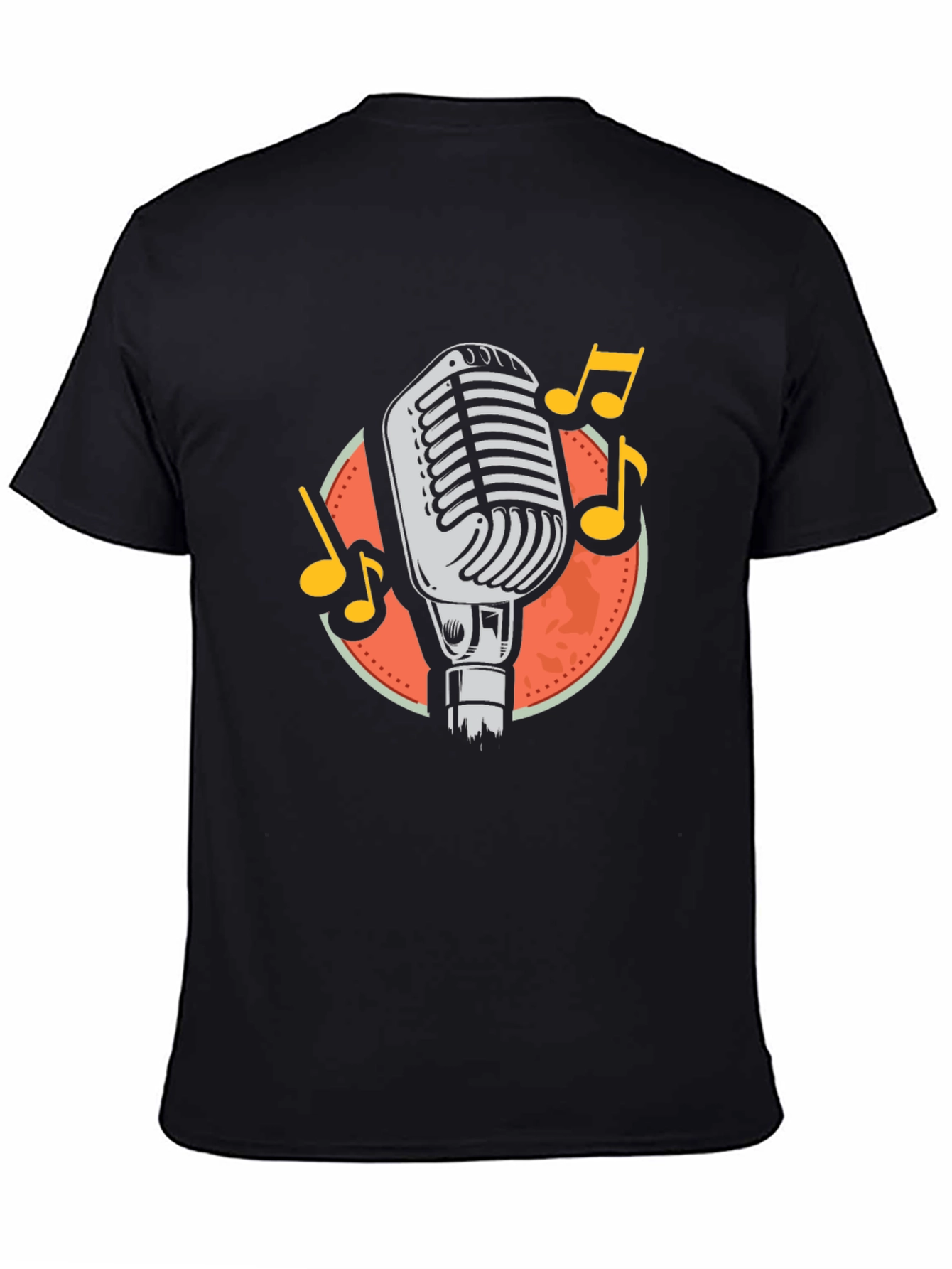 Retro Microphone Graphic Tee