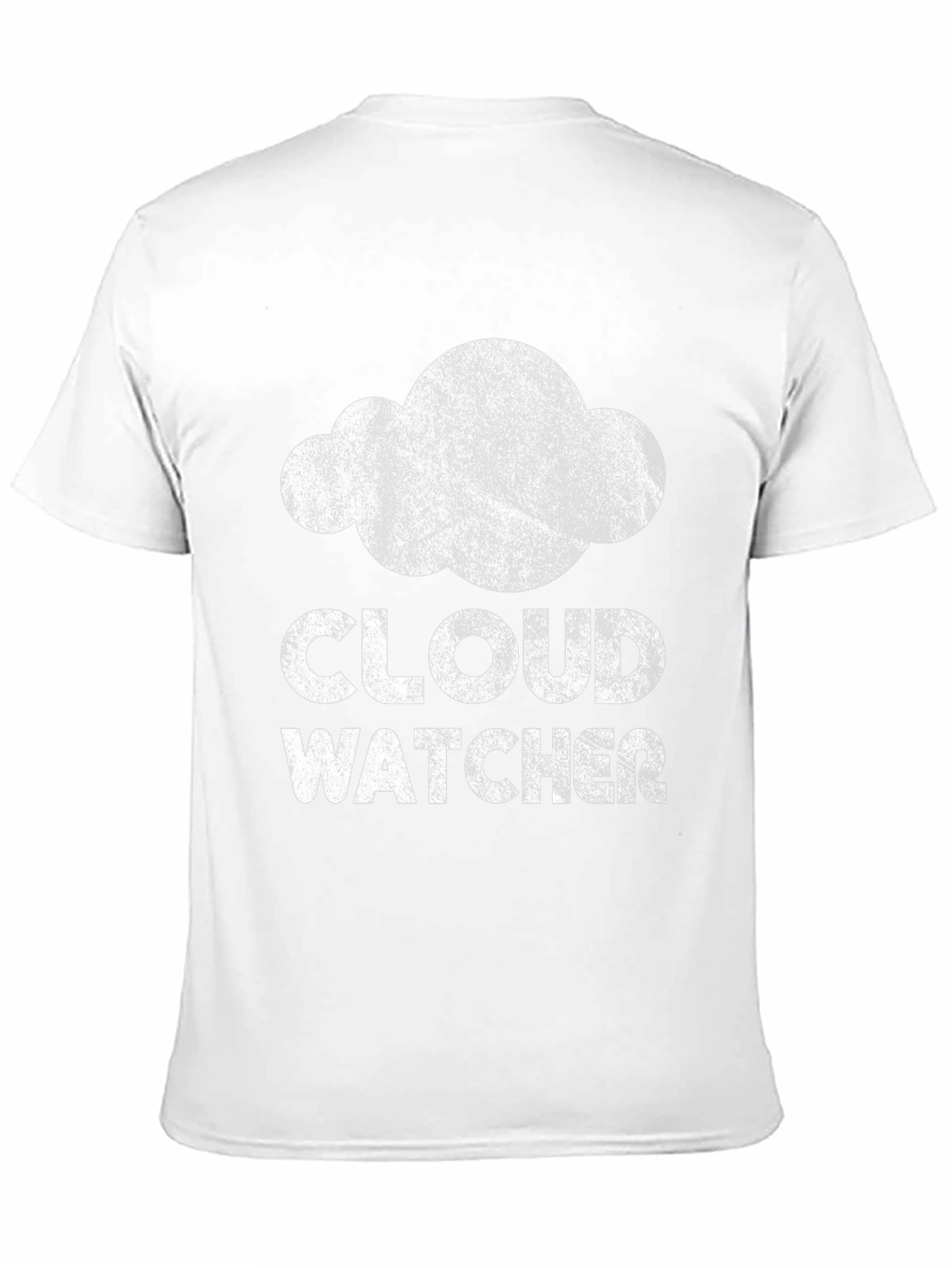 Cloud Watcher Graphic Tee - Black Cotton T-Shirt