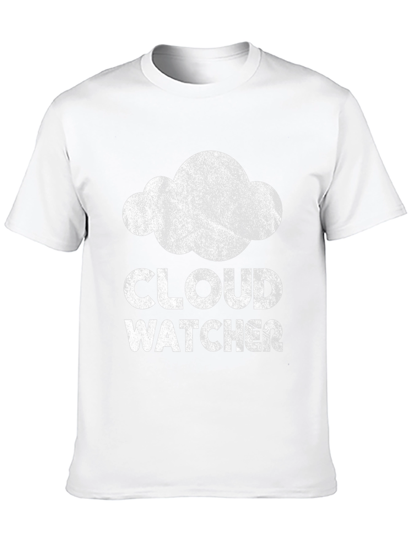 Cloud Watcher Graphic Tee - Black Cotton T-Shirt