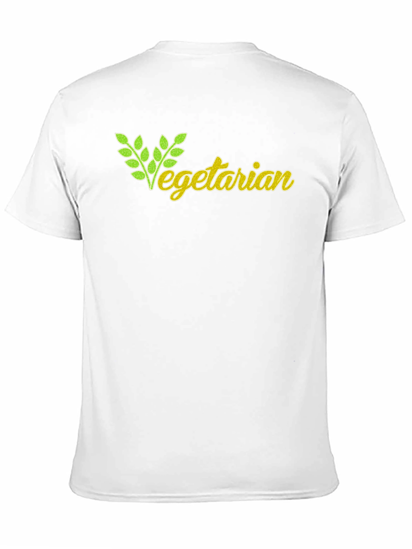 Vegetarian Graphic T-Shirt - Black