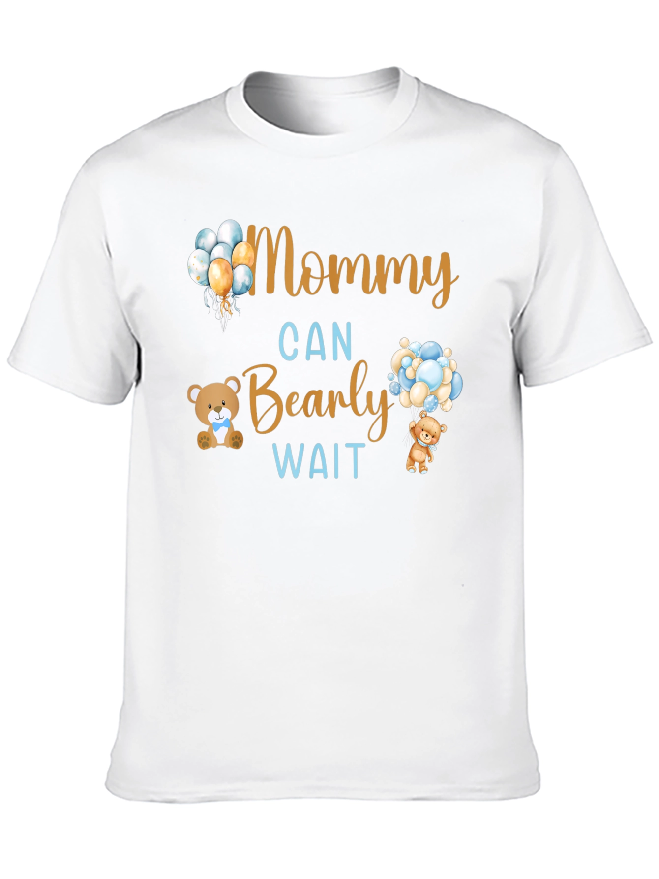 Mommy Can Bearly Wait Baby Shower Tee