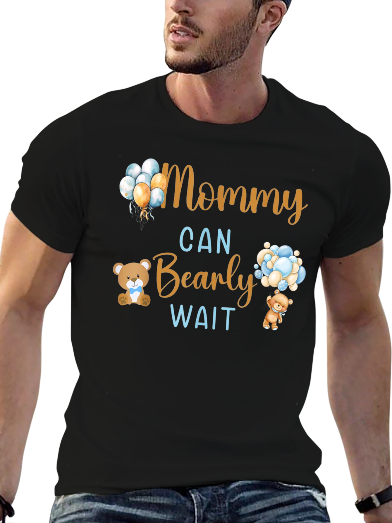 Mommy Can Bearly Wait Baby Shower Tee