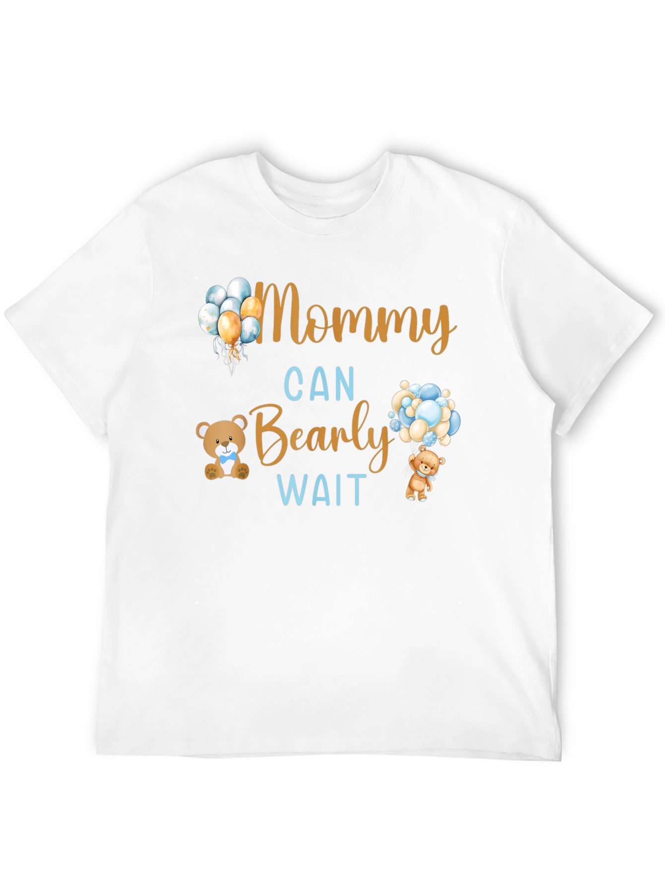 Mommy Can Bearly Wait Baby Shower Tee