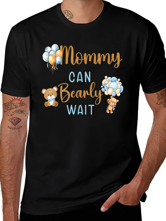 Mommy Can Bearly Wait Baby Shower Tee