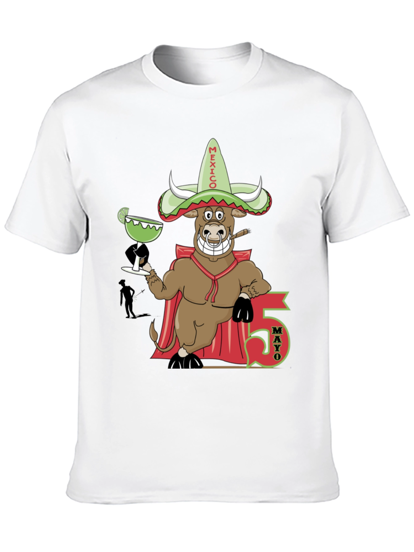 Cinco de Mayo Bull T-Shirt