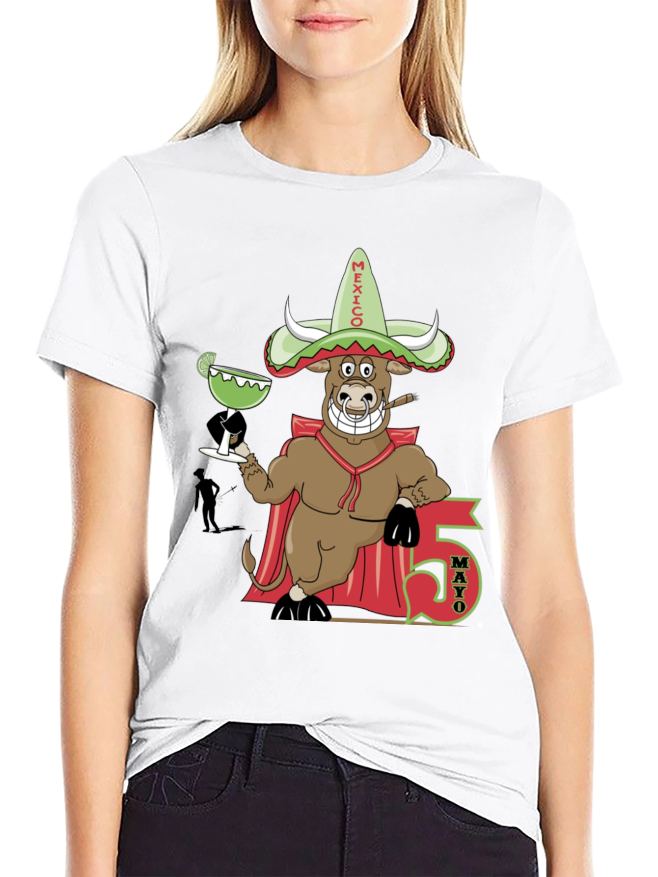 Cinco de Mayo Bull T-Shirt