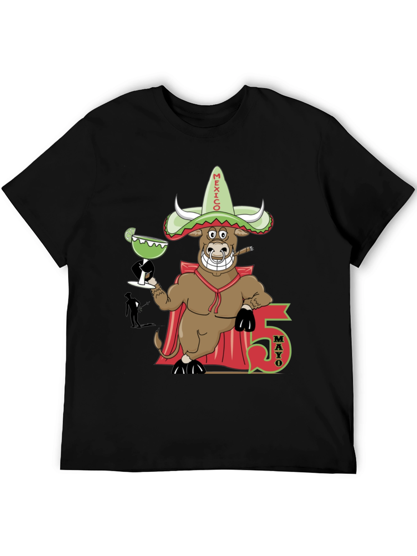 Cinco de Mayo Bull T-Shirt