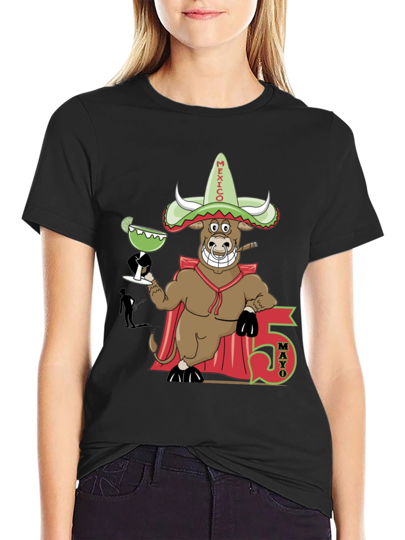 Cinco de Mayo Bull T-Shirt