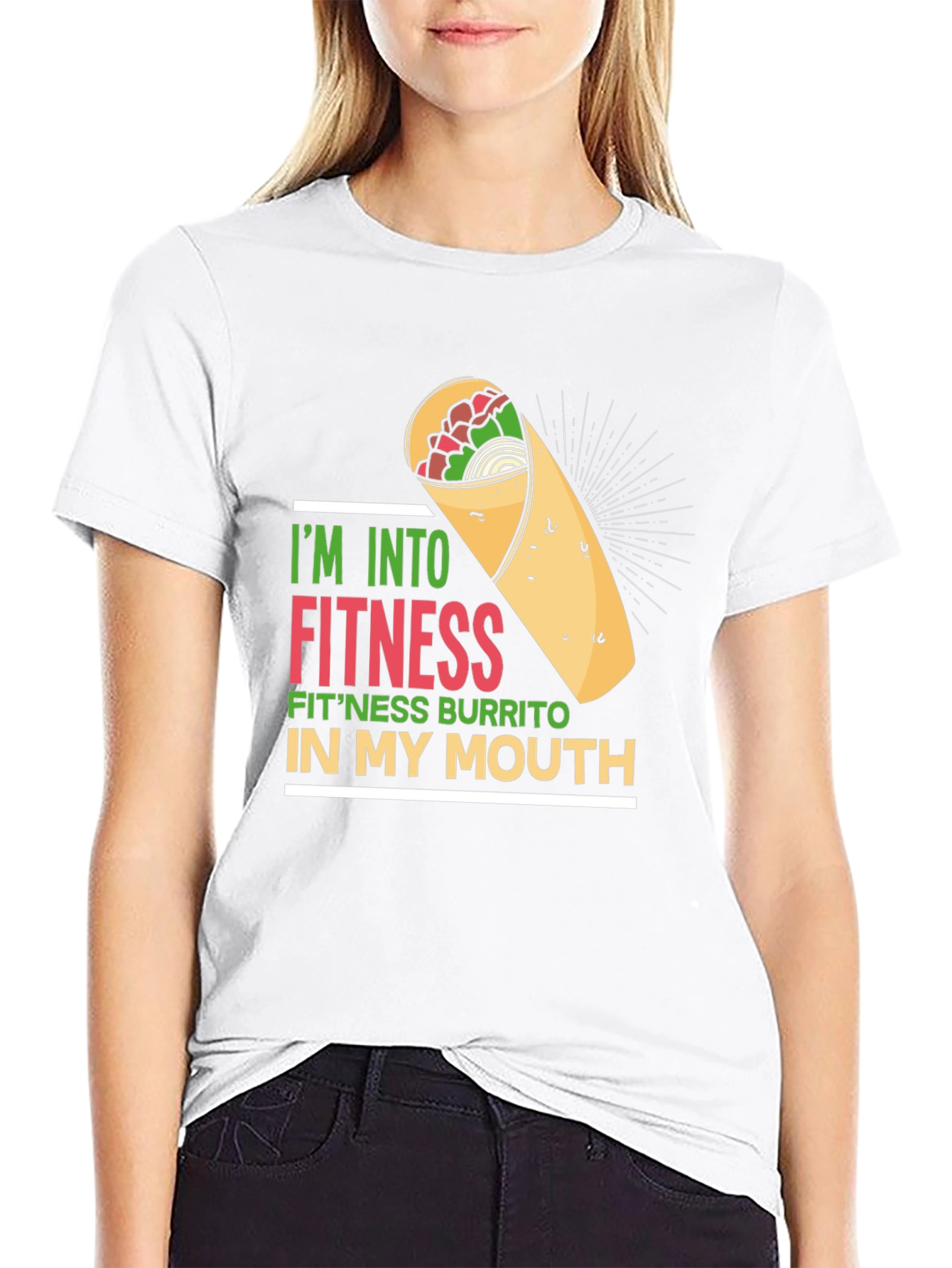 Im Into Fitness Burrito T-Shirt
